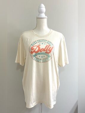 Bella Canvas Womens XL Butter Yellow Short Sleeve Dolly for President T-Shirt